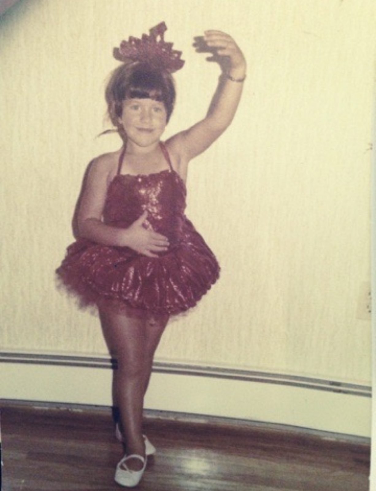 Amy age 5 as a young ballerina