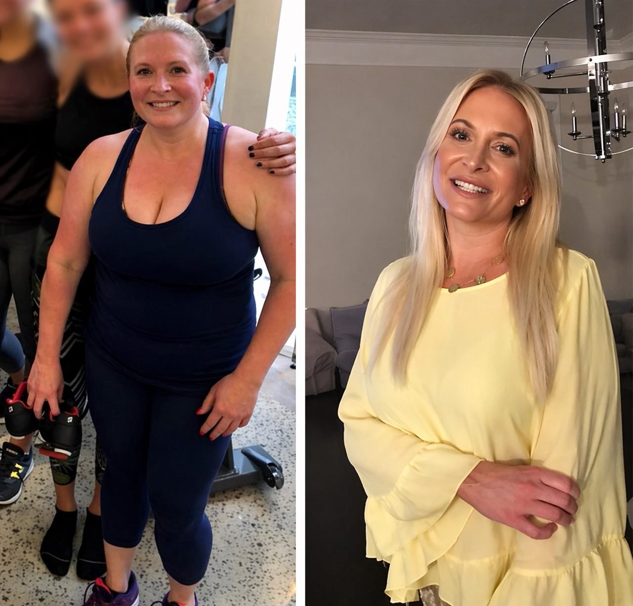 Jenny before and after